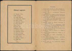 1940 Országos Széchenyi Szövetség névsora + Az Országos Széchenyi Curia névsora