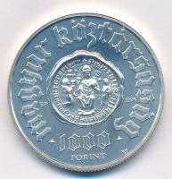 1995. 1000Ft Ag "Pannonhalma 996-1996" T:BU 
Adamo EM140