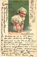 1906 Grüss euch Gott alle Mitnander! / toilet humour. No. 5262. litho (Rb)