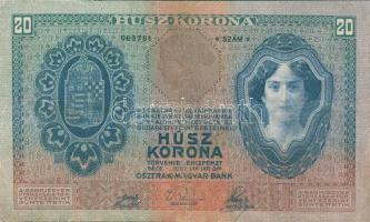 1907. 20K T:restaurált