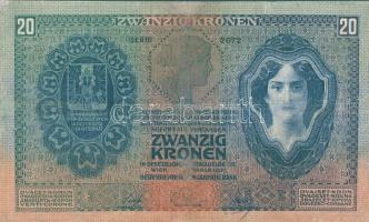 1907. 20K T:restaurált