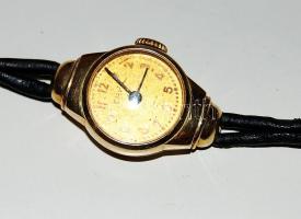 Régi Marvin/Erka női arany(14K) karóra új szíjjal
