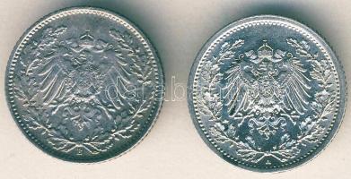 Német Birodalom/Császárság 1915A 1/2M Ag + 1915E T:1/2+