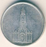 Német 3. Birodalom 1934F 5M Ag "Garnisonkirche" T:2/3