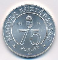 1999. 75Ft Ag "75 éves az MNB" kapszulában T:BU 
Adamo EM158