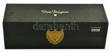 1998 Dom Perignon Möet et Chandon pezsgő díszdobozzal, leírással, kompletten / Unopened Dom Perignon...
