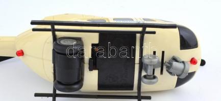 cca 1980 Magyar rendőrségi helikopter. Elemes játék. Nem kipróbált. 32x12 cm