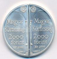 2000. 2000Ft Ag "Lórántffy Zsuzsanna / Sárospatak" (2xklf) kapszulában T:BU 
Hungary 2000...