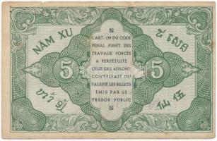 Francia Indokína 1942. 5c T:II- fo.
French Indo-China 1942. 5 Cents C:VF spotted Krause#88.a