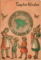 1947 Beeskow-Storkow. Tag des Kindes. Märkische Volkssolidaritat Alle helfen mit / German charity fund for the children + So. Stpl. (fl)
