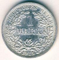 Német Birodalom/Császárság 1915F 1M Ag T:1/2+