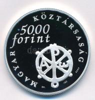 2004. 5000Ft Ag "Pécsi ókeresztény sírkamrák" kapszulában T:PP 
Adamo EM193