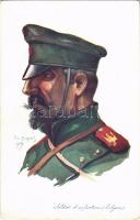 Soldat dInfanterie (bulgare) / WWI Bulgarian military infantryman, soldier. Visé Paris No. 105. French art postcard s: Em. Dupuis (EK)