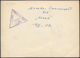 cca 1950 Lenin hajó, fotó, 13x18 cm