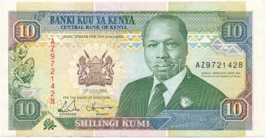 Kenya 1993. 10Sh T:I  Kenya 1993. 10 Shillings C:UNC Krause#24e