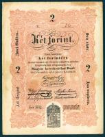 1849. 2Ft "Kossuth bankó" T:II-/III foltos