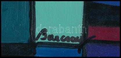 Barcsay jelzéssel: Alakok. Olaj, papír. 28,5x41 cm