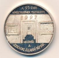 1997. A 95 éves Művésztelepnek tisztelegve ezüstözött fém emlékérem (42,5mm) T:1- (PP) ujjlenyomatos, patina