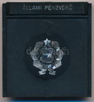 1981. "Naptár" Ag bélyegérem ÁPV tokban (~4,75g/0.835/37x23mm) T:PP