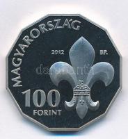 2012. 100Ft Cu-Ni "100 éves a Magyar Cserkészszövetség" T:PP