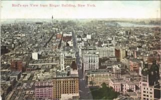 New York, Birds-eye View from Singer Building (fl)
