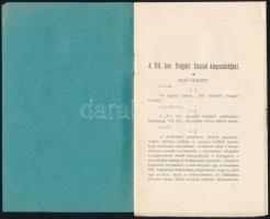 1900 Bp., A VII. ker. Polgári Casinó alapszabályai