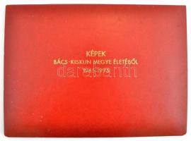 Képek Bács-Kiskun megye életéből 1945-1975. 14 db grafikát tartalmazó mappa, vegyes technika, papír,...