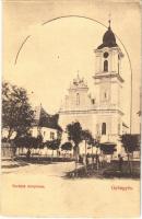 1910 Gyöngyös, Barátok temploma. Bucsánszky K. kiadása (képeslapfüzetből)