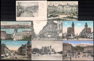 Régi képeslap tétel, közel 130 db lap, nagyrészt magyar városképek közte nagyon sok Budapest, sok korai lappal. Szép anyag, érdemes megnézni!!