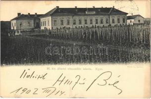 1902 Eger, M. kir. állami vincellériskola, szőlőskert