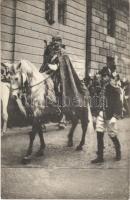 Budapest, IV. Károly király koronázása. Erdélyi felvétele