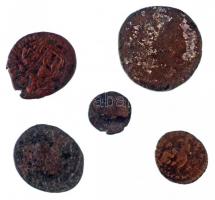 Római Birodalom 7db-os vegyes római follis tétel a Kr. u. IV. századból T:2-,3 Roman Empire 7pcs of ...
