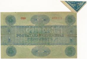 1919. 5K "MÁS TÖRVÉNYES...", "O29 072211" sorszámmal, rendkívül látványos nyomda...