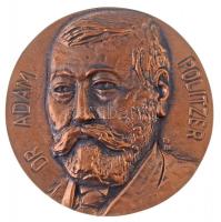 1981. "Dr. Politzer Ádám orvosprofesszor" Br nagyméretű plakett. "Dr. Adam Politzer / XII. World Congress of Oto-Rhino-Laryntology - Budapest Hungary - Anno 1981". Szign.: Kampfl József (100mm) T:2 Csoma: 486.
