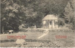 1907 Trencsénteplic-fürdő, Kúpele Trencianske Teplice; Henrik magaslat, menház / Heinrichs Höhe / rest house (EK)