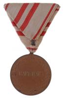 Ausztria DN "Ausztriáért / 1914-1918" Br kitüntetés eredeti mellszalagon, kardokkal (36mm)...