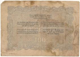 1848. 100Ft "Kossuth bankó" T:III- jobb felső sarokban anyaghiány 
Hungary 1848. 100Ft &q...