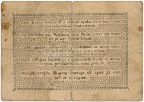 1848. 1Ft "Kossuth bankó" T:III- 
Adamo G104