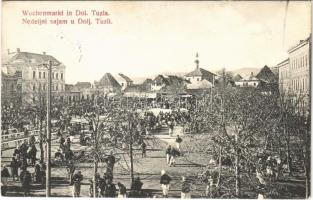 Dolnja Tuzla, Wochenmarkt / Nedeljni sajam / market