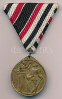 Németország 1914. A Hazáért Br kitüntetés modern mellszalagon T:2- Germany 1914. Fürg Vaterland Br medallion with modern ribbon C:VF