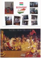 23 db MODERN sakk motívum képeslap: festmények / 23 modern chess motive postcards: paintings