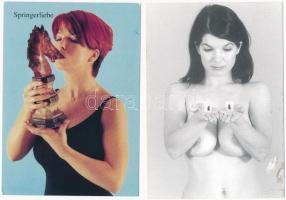 11 db MODERN erotikus sakk képeslap / 11 modern erotic chess motive postcards