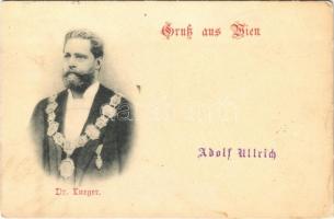1898 Karl Lueger, Austrian politician, mayor of Vienna, and leader and founder of the Austrian Christian Social Party (fl)