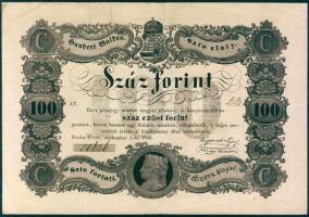 1848. 100Ft "Kossuth bankó" T:szépen restaurált