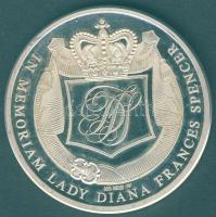 Nagy-Britannia 1991. "Lady Diana" Ag emlékérem 29,6g T:PP