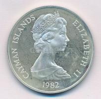 Kajmán-szigetek 1982. 10$ Ag "Nemzetközi Gyermekév" T:1- (PP) Cayman Islands 1982. 10 Doll...