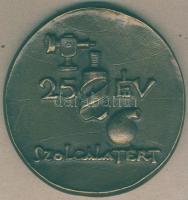 DN "25 év szolgálatért - Földmérő és Talajvizsgáló Vállalat" extrém nagyalakú Br plakett T:2