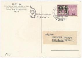 1960 F.I.S.I. Campionati del Mondo di Bob Cortina / World Bob Championships in Cortina. winter sport...