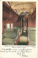 1907 Drawing Room and Compartment in a Sleeping Car on The Los Angeles Limited passenger train (EK)