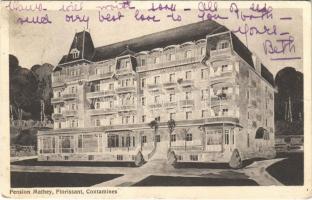 1912 Geneve, Geneva, Genf; Pension Mathey, Florissant, Contamines (EK)